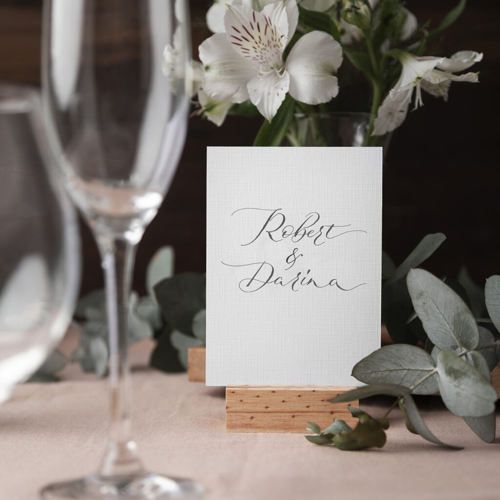 wedding calligraphy